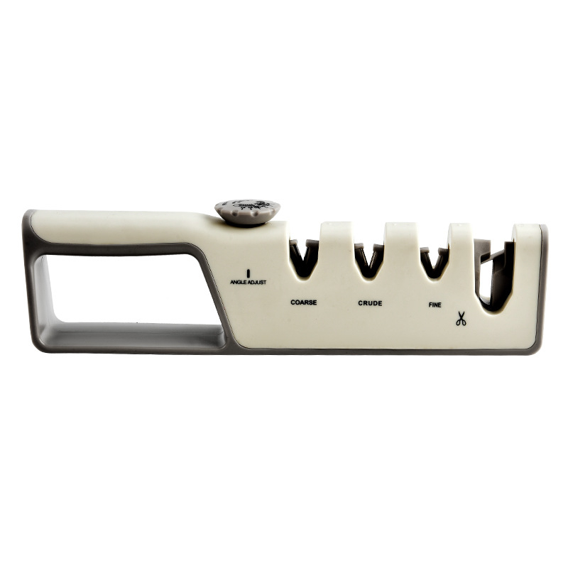 4-in-1 reguleeritav nuga teravustaja köögis, mitmematerjalist terituskivi: ABS, volframa teras, teemant, keraamika, kumm