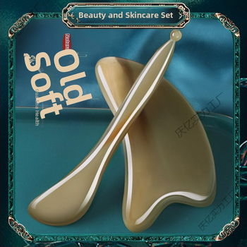 Fluorescent масажна плоча за лице – пластмасова, комплект от две части