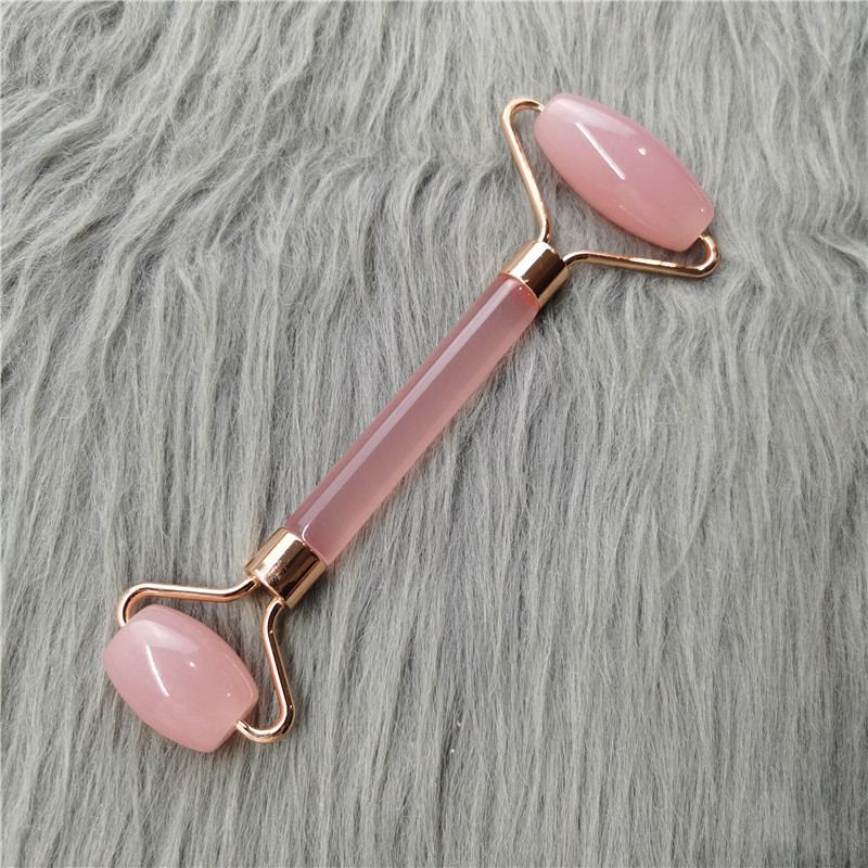 Set masaj roller pentru față, cristal pudrat, fără jad, masaj cu două capete; origine Guangdong; greutate 80 g; ambalaj 150 buc.