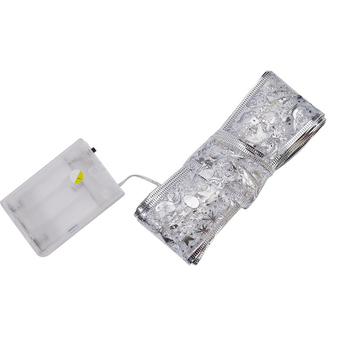 Χριστουγεννιάτικα φωτά κορδέλας με διπλής στρώσης κορδέλα για διακόσμηση δέντρου — Υλικό: Άλλο, IP Άδεια: Όχι, Κατάλληλο για τα Χριστούγεννα