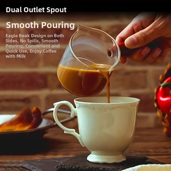 Κύπελλο μέτρησης εξαγωγής εσπρέσο από γυαλί υψηλής αντοχής, απλό στυλ, χωρητικότητας 1, νέο κινέζικο στυλ