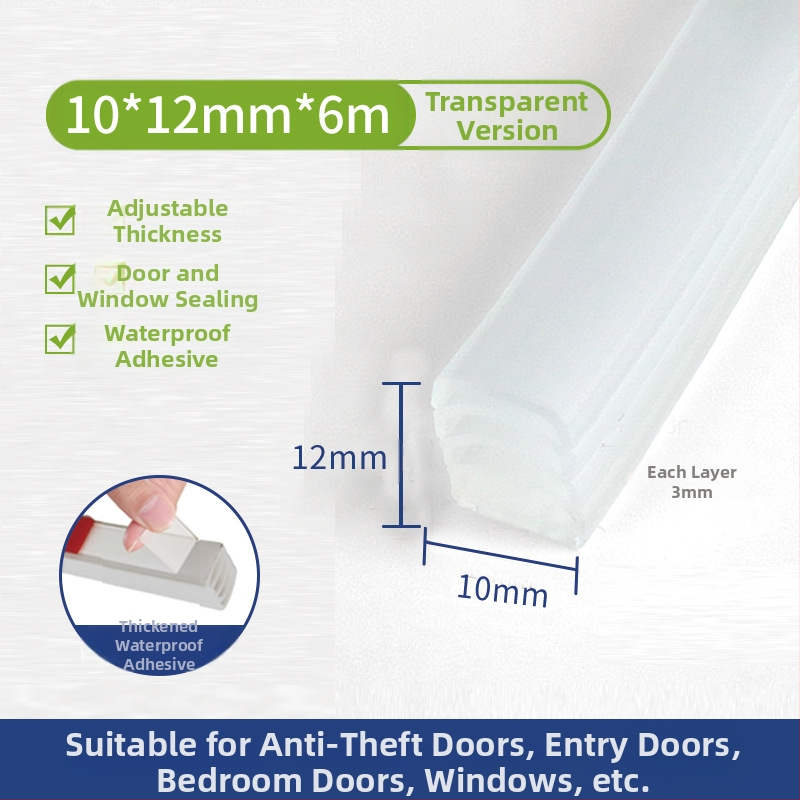 Bandă de etanșare pentru uși și ferestre, multistrat, poate fi ruptă cu mâna, rezistentă la uzură, pentru uși și ferestre, marca Tobs ken