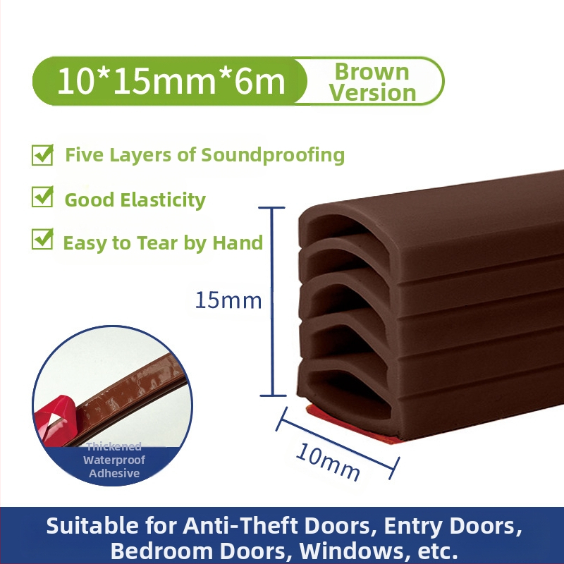 Bandă de etanșare pentru uși și ferestre, multistrat, poate fi ruptă cu mâna, rezistentă la uzură, pentru uși și ferestre, marca Tobs ken