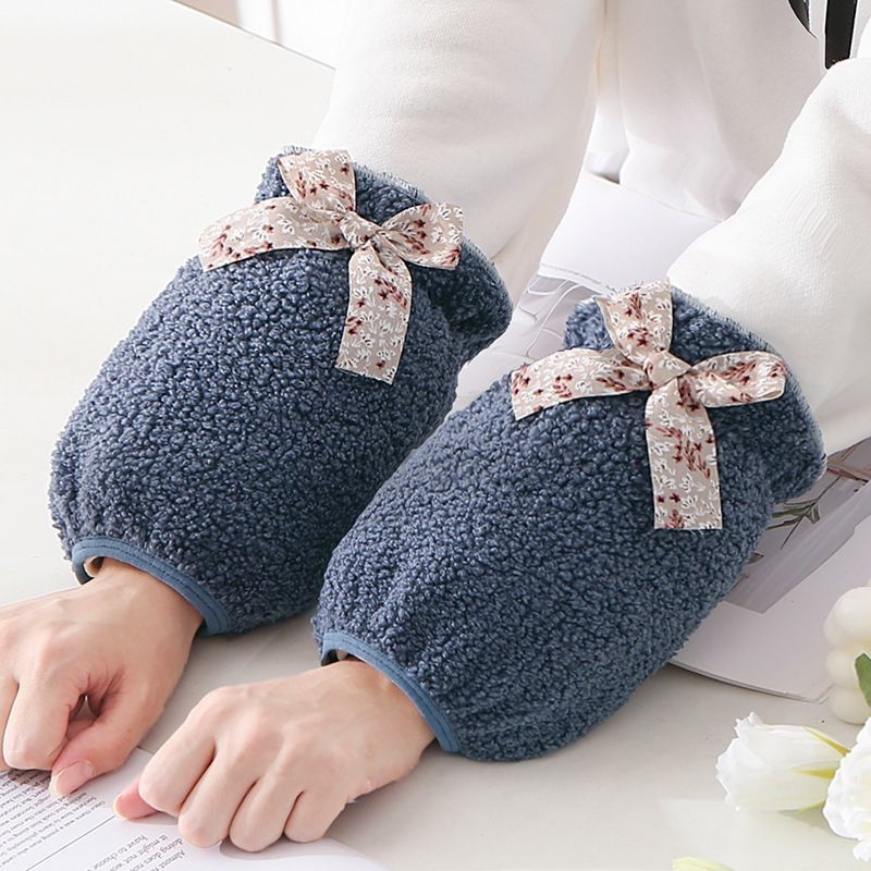 Oversleeves pentru femei, stil coreean, anti-murdărire, velur de iarnă, design original