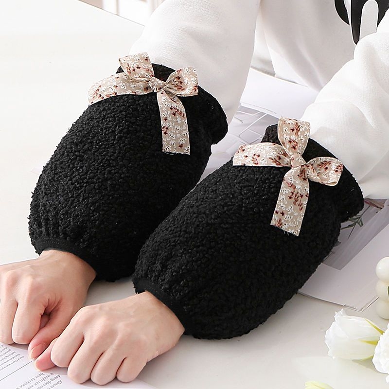 Oversleeves pentru femei, stil coreean, anti-murdărire, velur de iarnă, design original