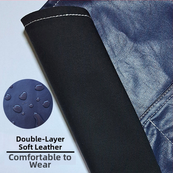 PU δερμάτινη ποδιά без μανίκια, αντι-βρωμιά, μοντέρνο μινιμαλιστικό στυλ, μονόχρωμη