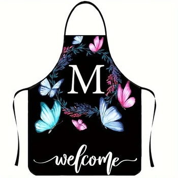 Αμάνικη αδιάβροχη ποδιά από πολυεστέρα, καρτούν στυλ, 3D εκτύπωση μοτίβου αγελάδας