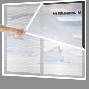 Зимна изолационна филм за прозорци — PE материал, Changxingke марка, изолация, прост модерен стил