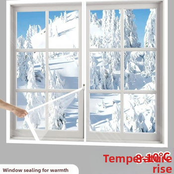 Зимна изолационна филм за прозорци — PE материал, Changxingke марка, изолация, прост модерен стил