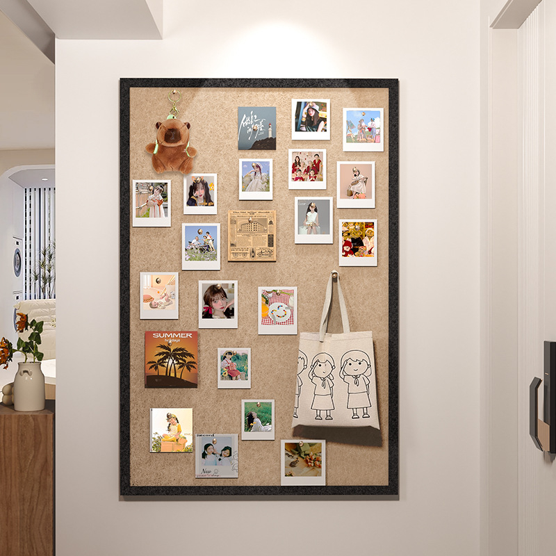Σετ τοίχου φωτογραφιών: φελτ πίνακες, αυτοκόλλητα φελτ τοίχου και κορκ πίνακας για φωτογραφίες (Υλικά: φελτ, φελτ μαλλί, κορκ; Συστατικά: φελτ πίνακες, κορκ πίνακας, αυτοκόλλητα τοίχου; Συμβατό με Polaroid φωτογραφίες)
