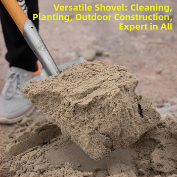 Πυροσβεστικό φτυάρι από ατσάλι υψηλής αντοχής με ξύλινο κοντάκι για εξορύξεις — Golden Dragon