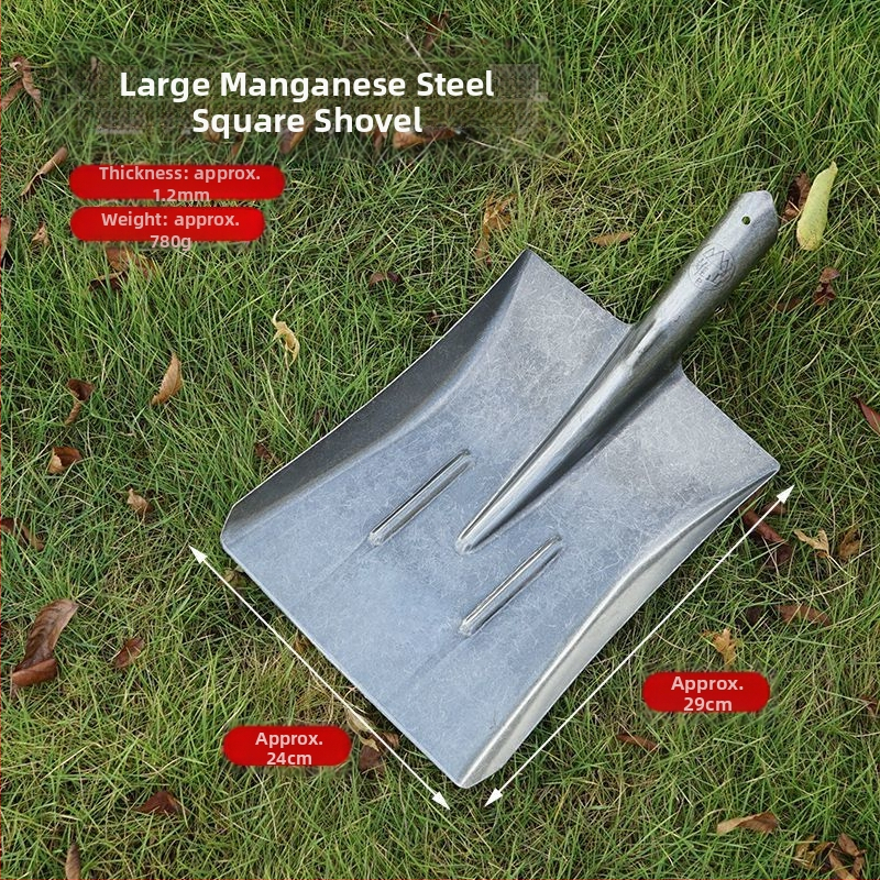 Tűzoltó ásó magas szénacél fejjel és fa nyéllel, bányászati felhasználásra — Golden Dragon