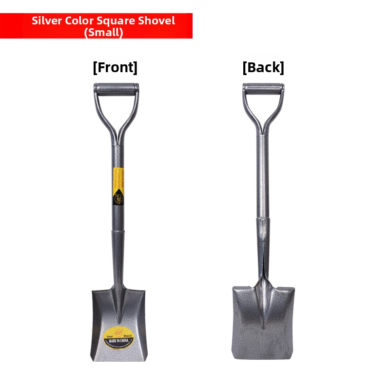 Манганова стоманена едночастна лопата за копаене