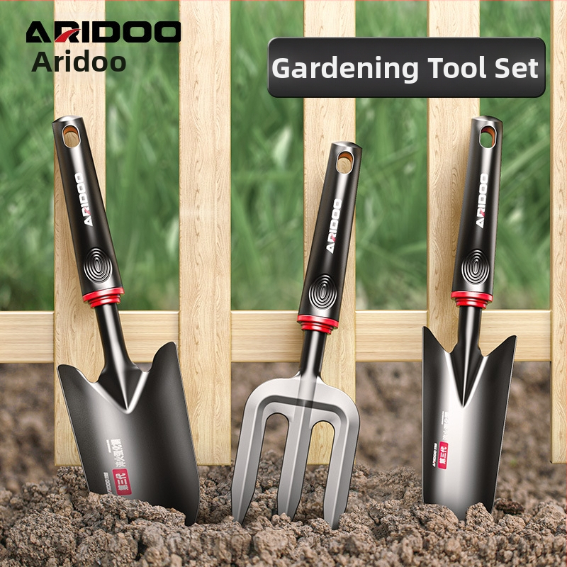 Ai Rui Shield A11 Σετ 3 τεμαχίων εργαλείων κήπου: Παραθαλάσσιο φτυάρι, φτυάρι κήπου και μικρή σκαπάνη