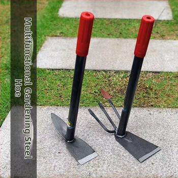 Κηπουρικό φτυάρι διπλής χρήσης, τριτοδοντιού σάρωμα, αιχμηρή κεφαλή; Wanxing μάρκα, βάση από ατσάλι, εργαλεία οικοδομών