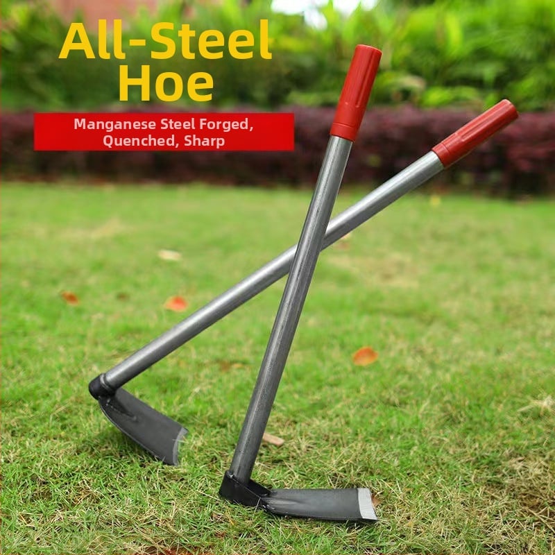 Κηπουρικό φτυάρι διπλής χρήσης, τριτοδοντιού σάρωμα, αιχμηρή κεφαλή; Wanxing μάρκα, βάση από ατσάλι, εργαλεία οικοδομών