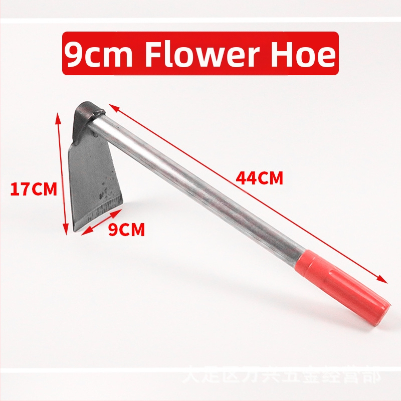 Lopată de grădină cu dublă utilizare, greblă cu trei dinți, vârf ascuțit; Wanxing marcă, bază din oțel, unelte de construcții