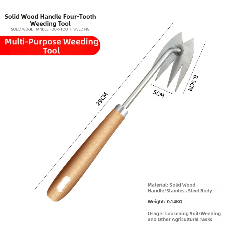 Unealtă de plivit din oțel inoxidabil – Brand Prepared, pentru grădină