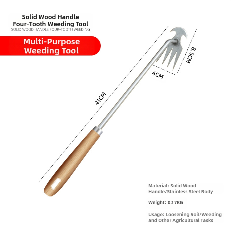 Unealtă de plivit din oțel inoxidabil – Brand Prepared, pentru grădină