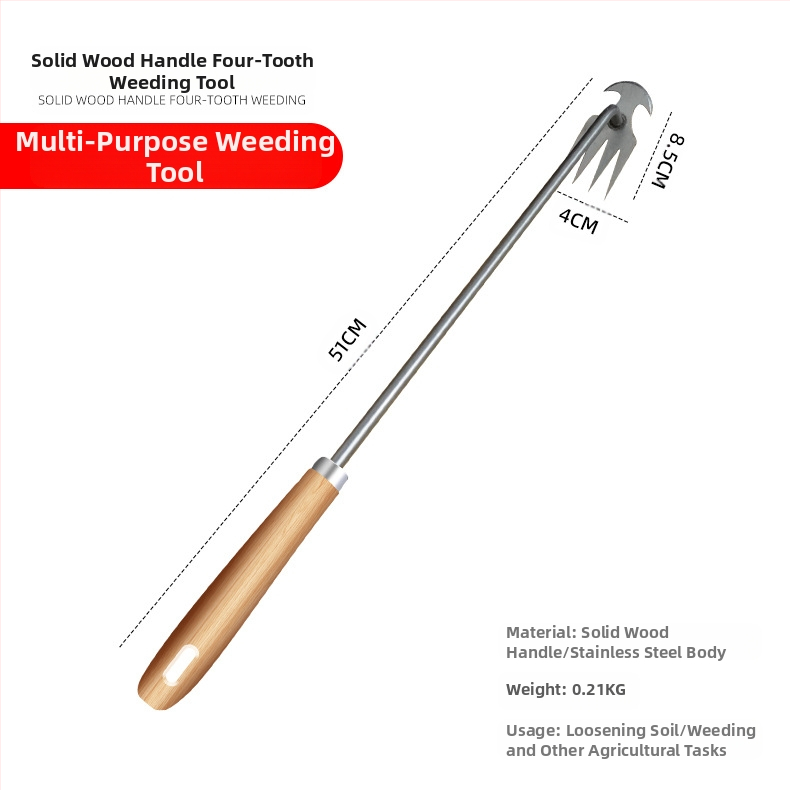 Unealtă de plivit din oțel inoxidabil – Brand Prepared, pentru grădină