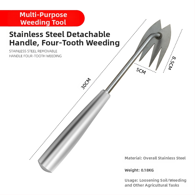 Unealtă de plivit din oțel inoxidabil – Brand Prepared, pentru grădină