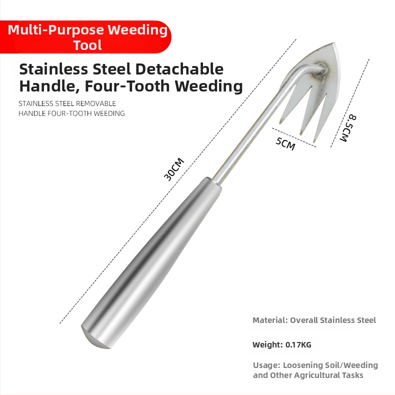 Unealtă de plivit din oțel inoxidabil – Brand Prepared, pentru grădină