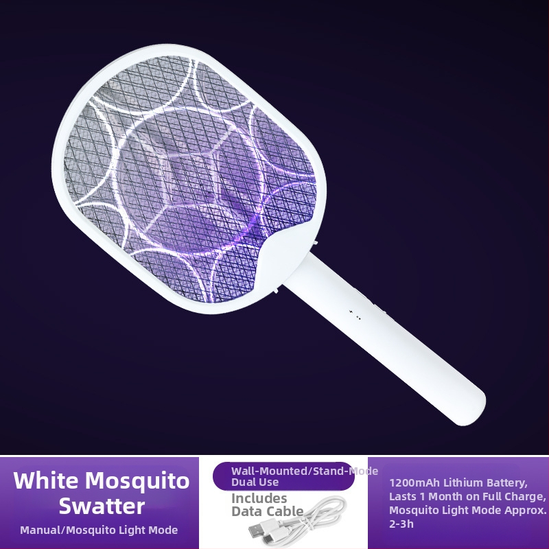 Feilida Lampă de Omorâre a Țânțarilor – două în unu: capcană LED cu șoc electric, acoperire 41–60㎡, LED, 4W, baterie încorporată 1001–1600mAh, autonomie 3–6 ore