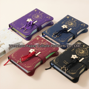 Σημειωματάριο με κλειδαριά σε σχήμα καρδιάς, εξώφυλλο από συνθετικό δέρμα, ραφτό δέσιμο, Dowling χαρτί 80 g, 300–400 σελίδες, δημιουργικό στυλ