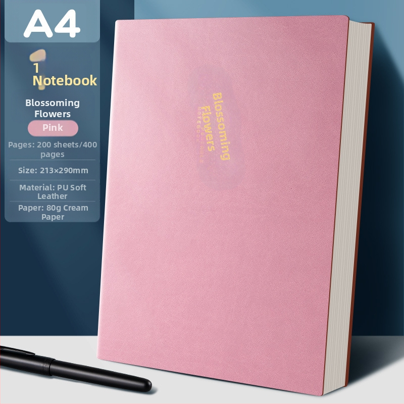 Bilježnica Sijin (omot: PP, ljepljeno povezivanje, šumski papir, 300–400 stranica, stil: poslovni ured)