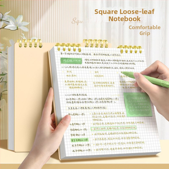 Baishuo Σημειωματάριο με αποσπώμενα φύλλα, PP Κάλυμμα, Dowling Χαρτί, 60 Σελίδες, Δημιουργικές Τάσεις