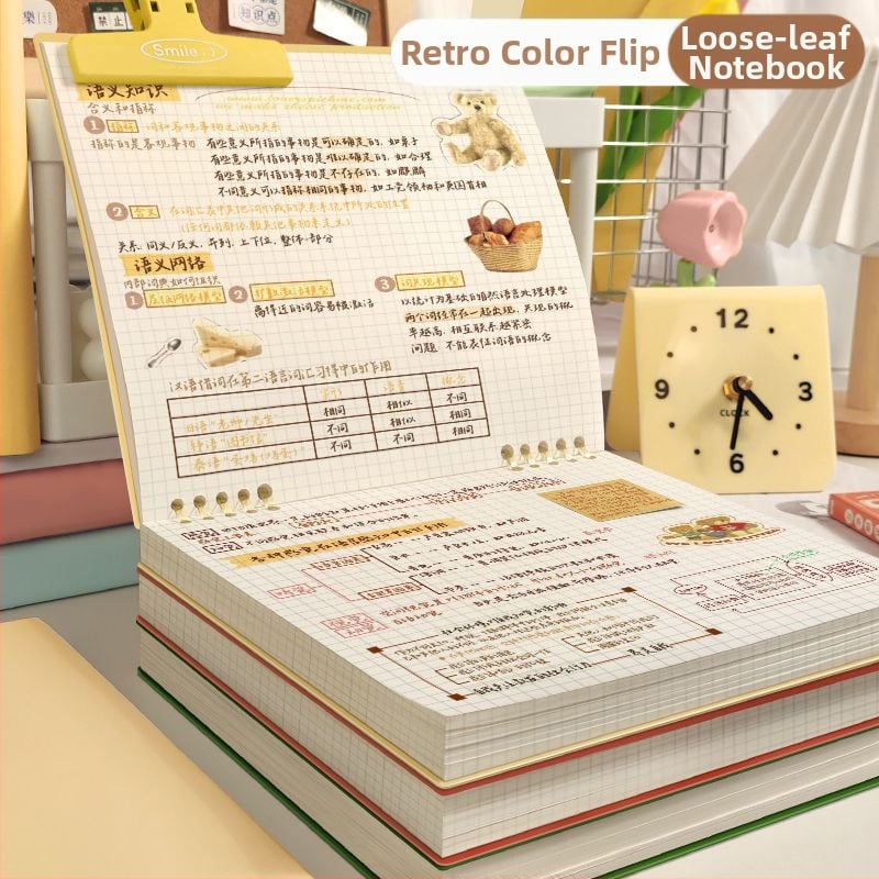 Baishuo Bilježnica s listovima, PP korica, Dowling papir, 60 stranica, kreativni trendovi