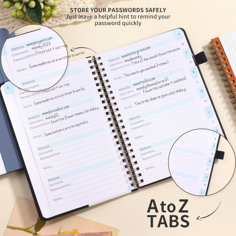 Спирален бележник — Bondo PAXT0086, 56 страници, хартия 100 г/м², индексна страница със писалка, персонализиране