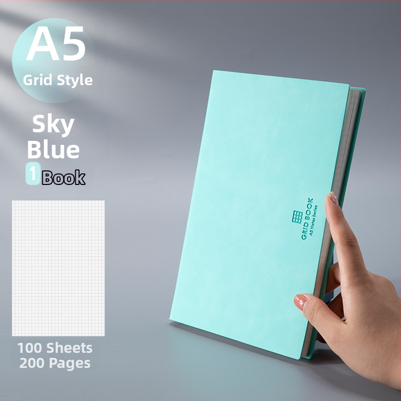 Bilježnica s mrežnim listovima; PU korica; žičano vezivanje; papir šume 100 gsm; 100 stranica