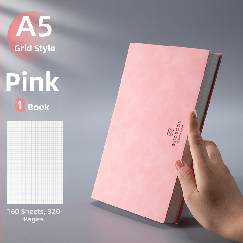 Bilježnica s mrežnim listovima; PU korica; žičano vezivanje; papir šume 100 gsm; 100 stranica