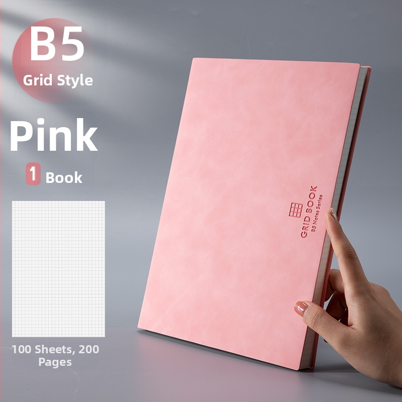 Bilježnica s mrežnim listovima; PU korica; žičano vezivanje; papir šume 100 gsm; 100 stranica