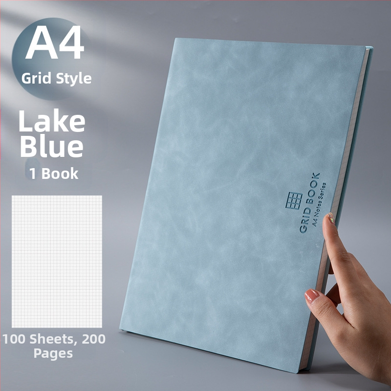 Bilježnica s mrežnim listovima; PU korica; žičano vezivanje; papir šume 100 gsm; 100 stranica