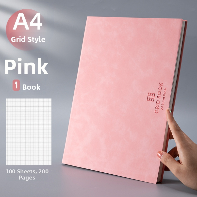 Bilježnica s mrežnim listovima; PU korica; žičano vezivanje; papir šume 100 gsm; 100 stranica