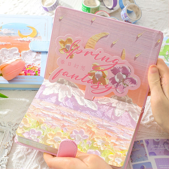 Sketchbook INS στυλ με γραμμικό δέσιμο, Dowling χαρτί, πάνω από 100 σελίδες