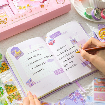 Sketchbook INS στυλ με γραμμικό δέσιμο, Dowling χαρτί, πάνω από 100 σελίδες