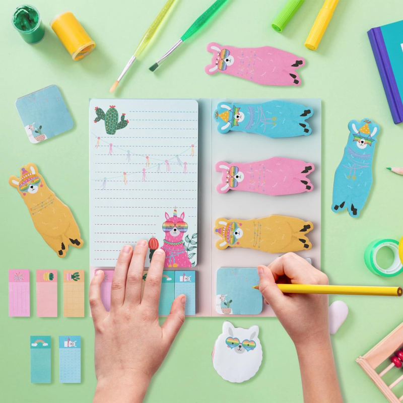 Post-it piezīmes dzīvnieku formās, 30 lapas, līmējošas