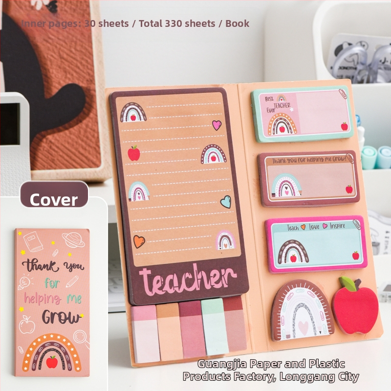 Post-it piezīmes dzīvnieku formās, 30 lapas, līmējošas