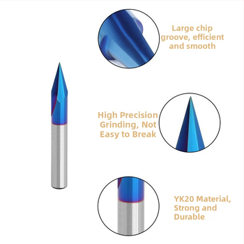 Φρέζα σχήματος V για ξύλο – σειρά V, συμβατή με κέντρα κατεργασίας, για ξύλο/MDF/λαμινάτες