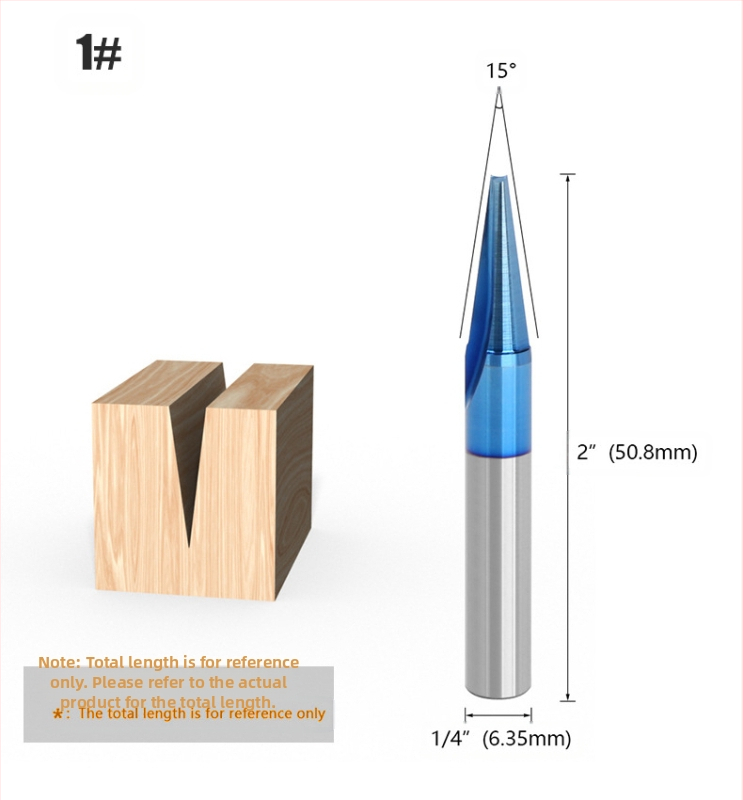 V-alakú maró faipari felhasználásra – sorozat V, CNC-centerekhez kompatibilis, fa/MDF/laminált anyagokhoz