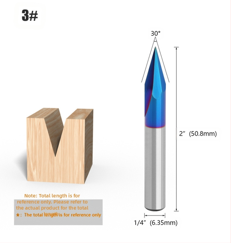 V-alakú maró faipari felhasználásra – sorozat V, CNC-centerekhez kompatibilis, fa/MDF/laminált anyagokhoz