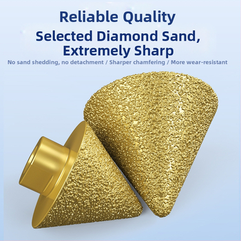 Haoqi Διαμαντένιος κόφτης γωνίας για κεραμικά πλακάκια και μάρμαρο – διάνοιξη οπών, ρεάμερ, τρυπάνι, κωνική κεφαλή λείανσης