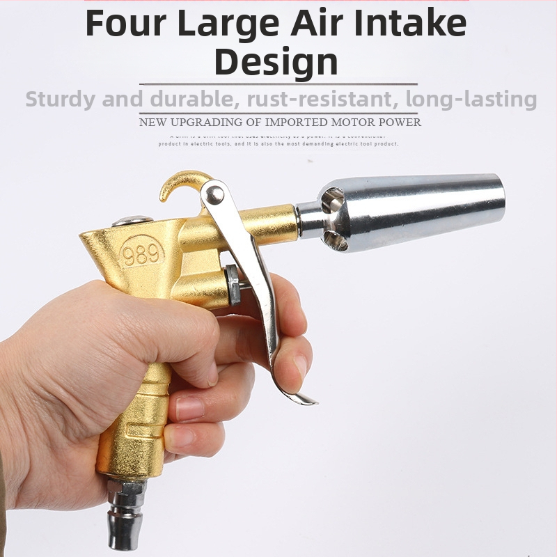 Pneimatiskā putekļu pūtēja pistole ar lielu gaisa daudzumu, augstu spiedienu, regulējamu, celtniecībai