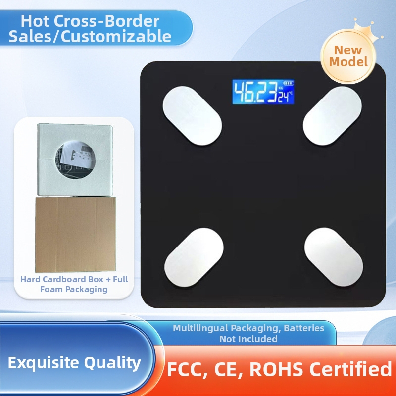 Ķermeņa tauku svari ar Bluetooth — gudra mājas veselības svari pieaugušajiem; mēra svaru, ķermeņa taukus, kalorijas un mitrumu; maksimālais slodze 180 kg