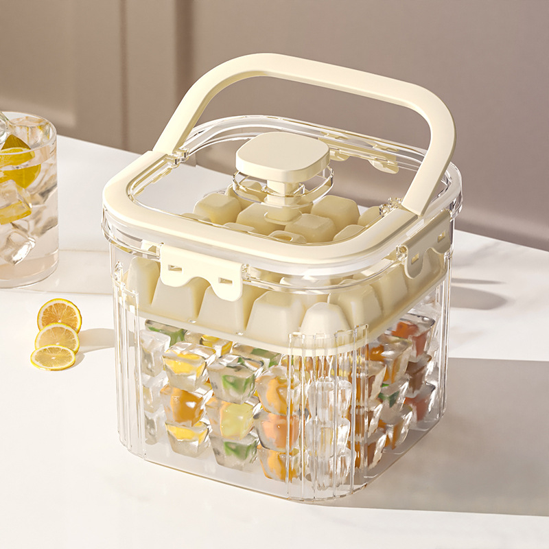 Youfanxin Găleată de Gheață – Transparentă, din Plastic Îngroșat, pentru Picnicuri în Aer Liber, Portabilă și Multifuncțională (Lansată Iulie 2024)