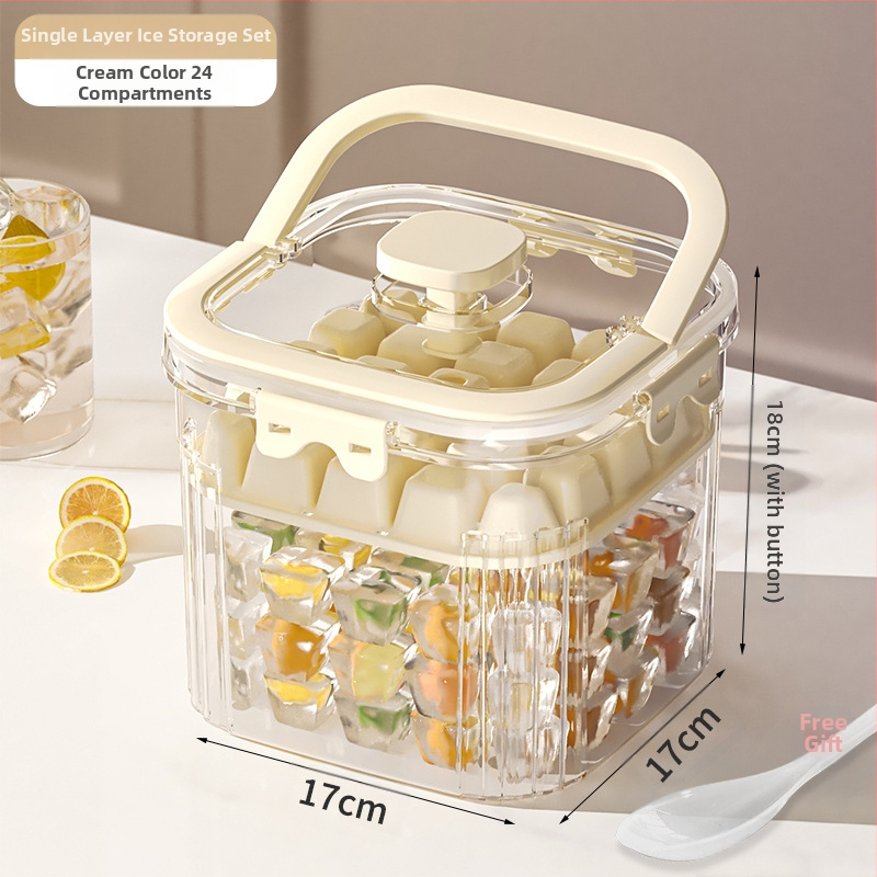 Youfanxin Găleată de Gheață – Transparentă, din Plastic Îngroșat, pentru Picnicuri în Aer Liber, Portabilă și Multifuncțională (Lansată Iulie 2024)