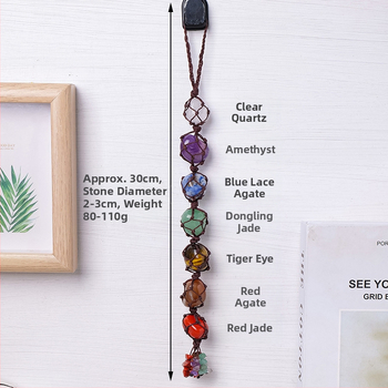 Κολιέ από κρυστάλλινο λίθο Runyangshi, ατομικά συσκευασμένο σε PP σακούλα, μοντέρνο μινιμαλιστικό στυλ